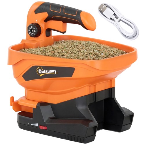 Outsunny cordless spreader - outsunny,