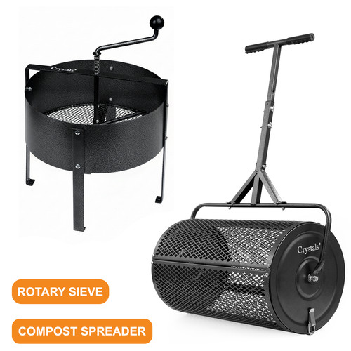 Steel compost spreader roller - spreader,