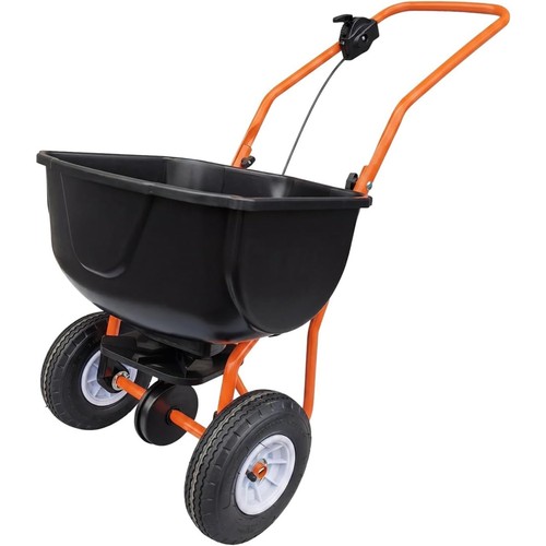 Push broadcast spreader 70lb - broadcast,